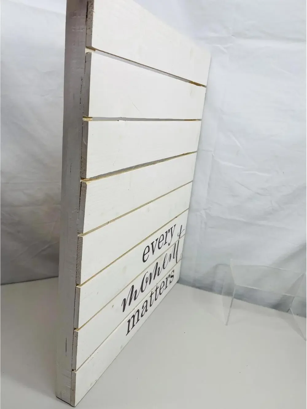 Wall Art Picture White Wooden Pallet Every Moment Matters 15